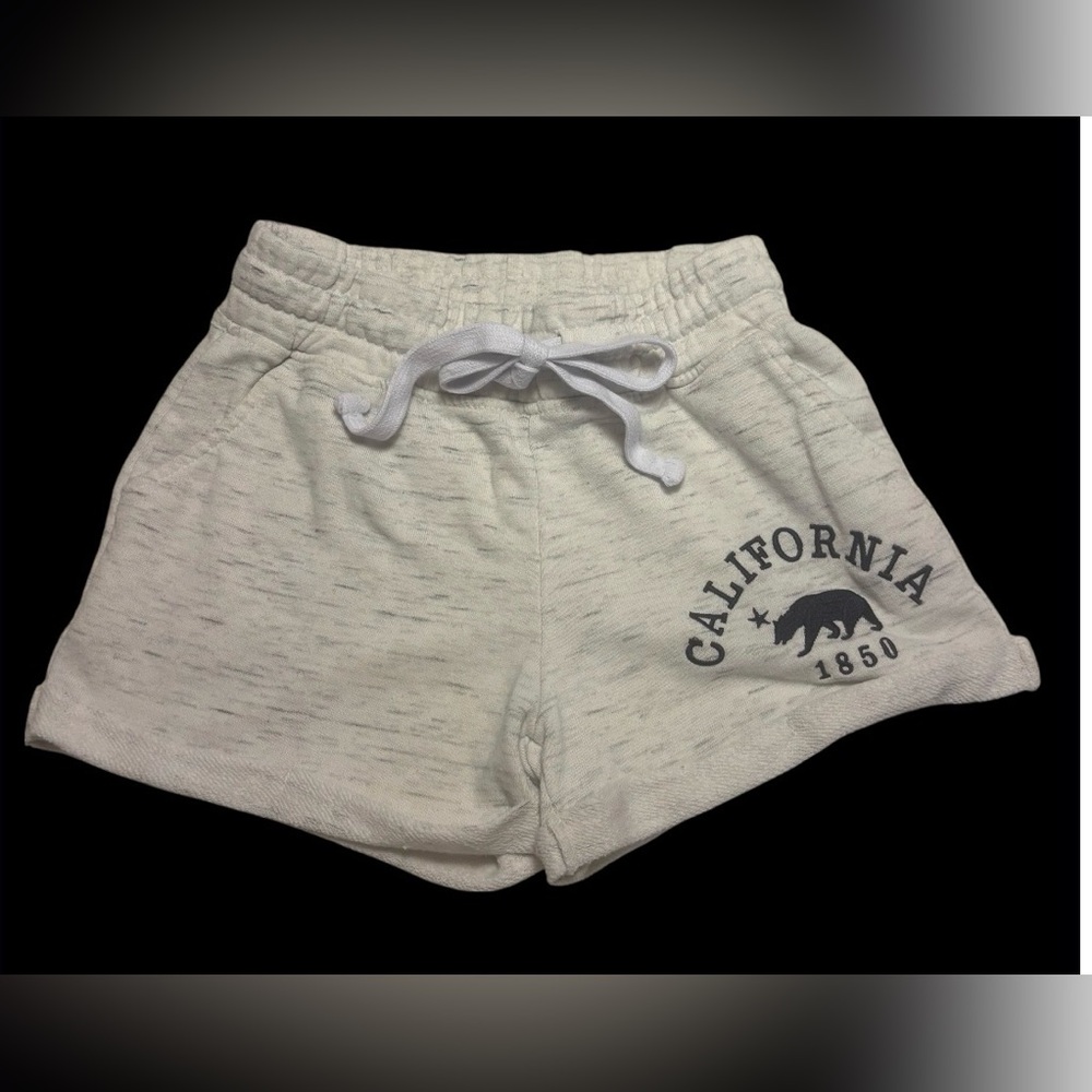 Reflex White Women’s Graphic Drawstring Shorts